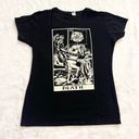 Tultex The Death Tarot Card Psychic Occult Metaphysical T-Shirt Size Large Photo 6