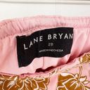 Lane Bryant  Floral Midi Skirt Blouse Womens 18 20 Pink Cottage Core Puff Sleeve Photo 3