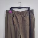 Lane Bryant  Women's Green Crop Wide Leg Pleated Pants 18/20 Photo 3