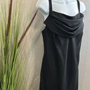 Onyx  night black sleek, formal gown, size 14 Photo 3