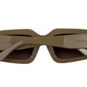 The Room Dezi Eyewear - Read  Rectangular Frame Sunglasses in Beige Photo 2