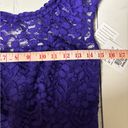 David's Bridal David’s Bridal Cap Sleeve Dress Size 6 Purple New Prom Formal Homecoming NWT Photo 3