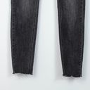 Judy Blue  Skinny Fit Raw Hem Black Charcoal Wash Denim Jeans Womens Size 27 Photo 2