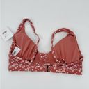 ANDIE  Swim The Tahiti Top in Ditsy Floral Rose Sz M New Photo 3