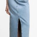 Mango denim maxi skirt Photo 0