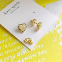 Kate Spade  Take Heart Multi Color Stud Earrings - Gold New Photo 1