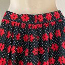 Doncaster Like new vintage  embroidered floral skirt. Sz 4. Photo 3