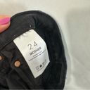 MOTHER High Waisted Rider Ankle Jeans in Not Guilty Black Size 24 Photo 10