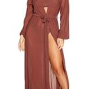 Naked Wardrobe NWT  Lux Life Swim Coverup in Chocolate sz Photo 1