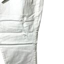 Guess  Linen Wash w/Destroy Mid Rise White Straight Leg Ankle Jeans Size 30 Photo 1