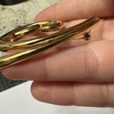 Trifari Lot Of 2 Signed  Gold Tone Brooch Pins Swirl Styles Photo 3