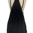 Free People  Lovers Cove Embroidered Tassel Mini Dress in Black Size XS Photo 9