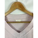 Caslon  cable knit v neck sweater periwinkle size medium Photo 2