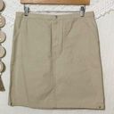 Tommy Hilfiger  Jeans Short Pencil Cotton Skirt Khaki NWT 8 Photo 0