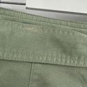 Loft Ann Taylor  Green Paper Bag Tie Waist Belted Straight Pants Women's Size 8 Photo 6