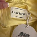 Selfie Leslie NWT  Alba Frill Trim Mini Dress Lemon size xl au 14 yellow Photo 9