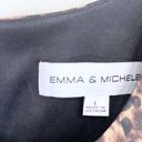 Emma & Michele  Animal Print Cocktail/Party /Work/Office/Career Dress L Large EUC Photo 5