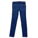 Pilcro  Anthropologie Jeans Women's 28" Blue Serif Skinny Houndstooth Stretch Photo 1