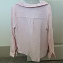 Blue Rain Pale pink pocketed button down with roll up sleeves Photo 1