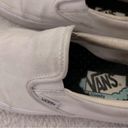 Vans White classic slip ons Size 8 Women’s Photo 2