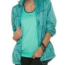 prAna  Tegan Water Resistant Windbreaker Jacket Teal Turquoise Blue Size Medium Photo 0