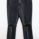 Abercrombie & Fitch  Ultra High Rise Mom Jean Washed Black Distressed 8 29 Photo 2