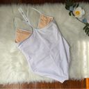 Fabletics  White One Piece Swimsuit NWOT size Medium Photo 1