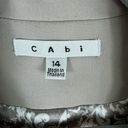 CAbi  Tan Taupe Single Breasted One Button Lined Blazer Pockets Plus Size 14 Photo 7