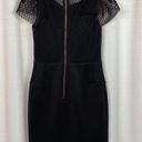 Milly  Black Mesh Back LBD Cocktail Dress Sz.6 Photo 6