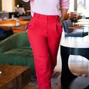 Worthington New Red Slim Ankle Slacks Photo 1