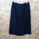 Pendleton Midnight Navy Wool Pencil Skirt Photo 2