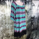 Vava by Joy Han Va va by joy Han turquoise southwestern print off the shoulder dress small Photo 3