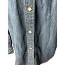 LRL‎ Ralph Lauren Jeans Co. Vintage Diamond Pearl Snap striped western shirt S Blue Photo 2