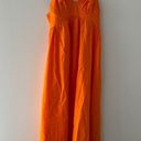 Farm Rio  Orange Cotton Maxi Dress M Photo 3