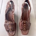 Frye  Lola Huarache Leather Wedge Sandals Size 9 Photo 1