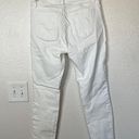 Loft Outlet Womens White Mid Rise Stretch Skinny Ankle Jeans Size 6 Photo 6