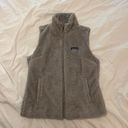 Patagonia Gray Fuzzy Vest Photo 0