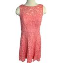 David's Bridal David’s Bridal sleeveless all over lace dress size 8 bridesmaid floral prom Photo 3