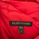 Eileen Fisher  Red Down Puffer Vest Size L Photo 2