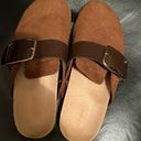 Old Navy faux suede clogs - worn once Photo 1