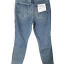 Good American  NWT GOOD CURVE SKINNY CROP Size 30 / 10 Blue Photo 2