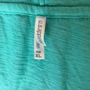 American Apparel WOMENS HOODED TANK WITH POCKET AQUA SIZE XL Photo 8