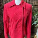 The Loft  Double Button Breasted Jacket/Blazer Long Sleeve Red L Photo 0