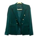 Generation Love , SAVANNAH VELVET DOUBLE-BREASTED BLAZER IN TEAL, like new Photo 2