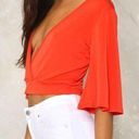 Nasty Gal Wrap Crop Top Photo 1