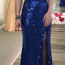 Blue Formal / Pageant / Prom Dress Size 6 Photo 0