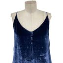 Rails  Audrina Velvet Sleeveless Slip Dress Navy Blue Size Small Photo 2