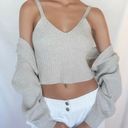 The Range  Blended Knit Ribbed Shrug & Corset Tank Set Photo 1