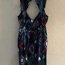 Roxy Colorful Patterned Back Cutout Dress Photo 3