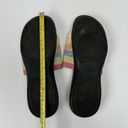 Mootsies Tootsies  Woven Slide Sandals Soft Rainbow Womens Size 9.5 Photo 8